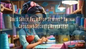 does sable ever stop sewing