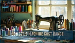 domestic machine cost range
