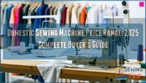 domestic sewing machine price range