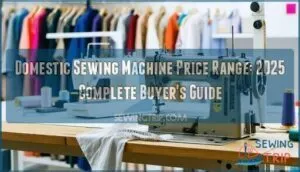 domestic sewing machine price range