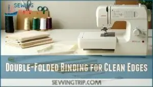double-folded binding for clean edges
