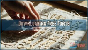 downloading free fonts