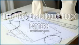 drafting a basic bodice block pattern