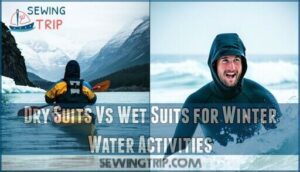 dry suits vs wet suits for winter water activities