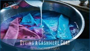 dyeing a cashmere coat