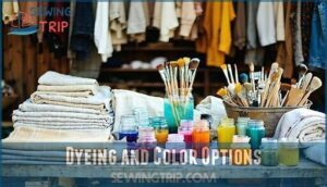 dyeing and color options