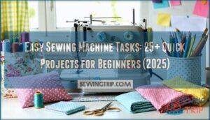 easy sewing machine tasks