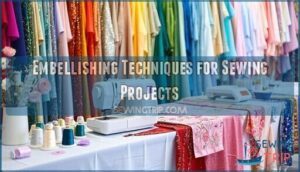 embellishing techniques for sewing projects
