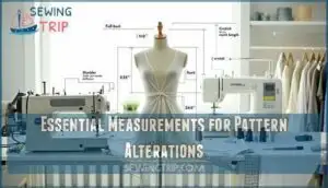 essential measurements for pattern alterations
