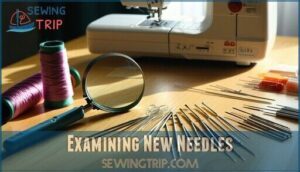 examining new needles