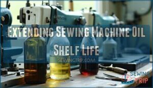 extending sewing machine oil shelf life