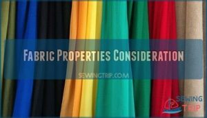 fabric properties consideration