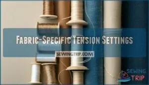 fabric-specific tension settings