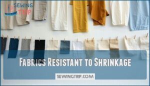 fabrics resistant to shrinkage
