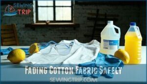 fading cotton fabric safely