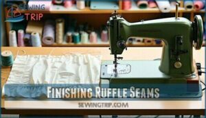 finishing ruffle seams