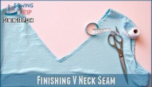 finishing v neck seam