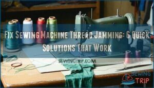 fix sewing machine thread jamming