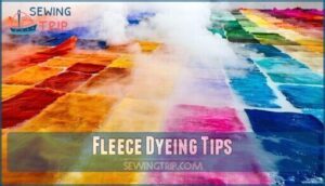 fleece dyeing tips
