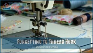 forgetting to thread hook