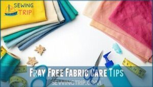 fray free fabric care tips