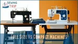 full size vs compact machines
