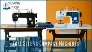 full size vs compact machines