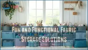fun and functional fabric storage solutions