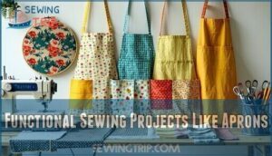 functional sewing projects like aprons