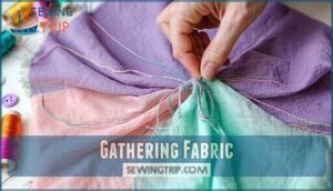 gathering fabric