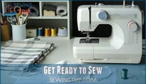 get ready to sew