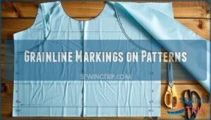 grainline markings on patterns