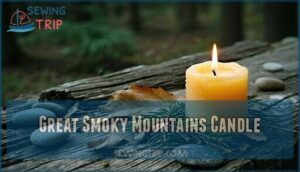great smoky mountains candle