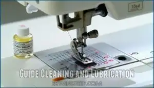 guide cleaning and lubrication
