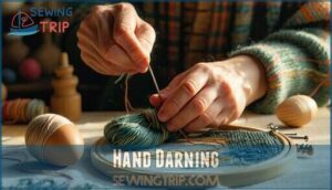 hand darning