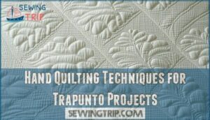 hand quilting techniques for trapunto projects