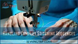 handling complex stitching sequences