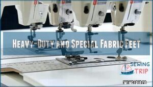 heavy-duty and special fabric feet