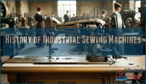 history of industrial sewing machines