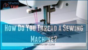 how do you thread a sewing machine