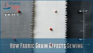 how fabric grain affects sewing