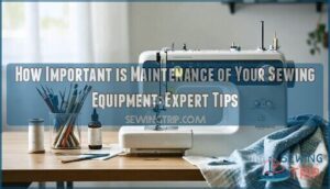 how important is maintenance of your sewing equipment