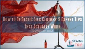 how to de static silk clothes