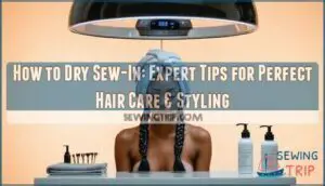 how to dry sew in