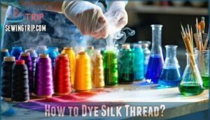 how to dye silk thread