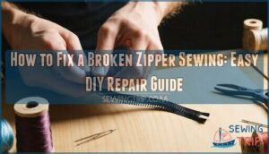 how to fix a broken zipper sewing