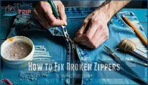 how to fix broken zippers