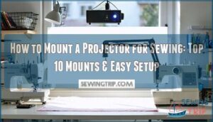 how to mount a projector for sewing