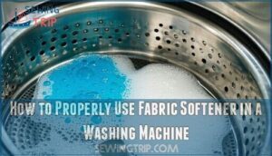 how to properly use fabric softener in a washing machine