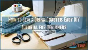 how to sew a drink coaster